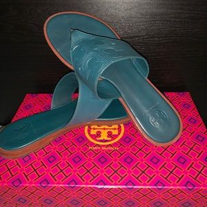 Tory Burch Jamie Full Logo Thong Sandal
